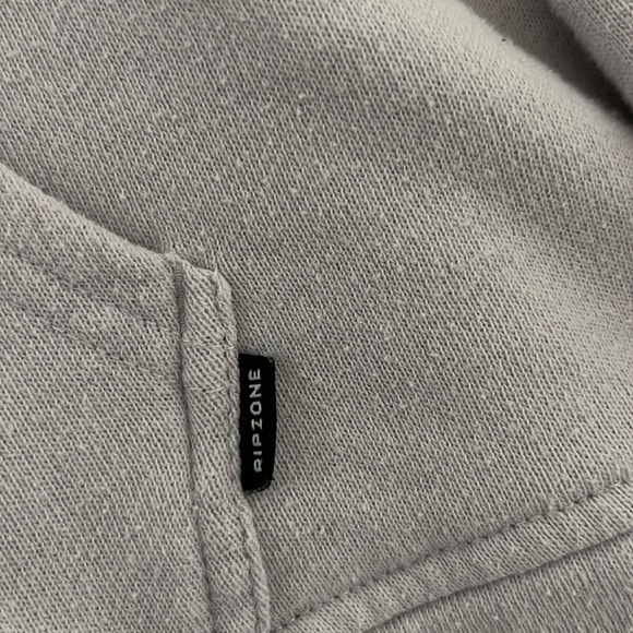 Ripzone/sports check quarter zip lavender hoodie - Picture 3 of 5